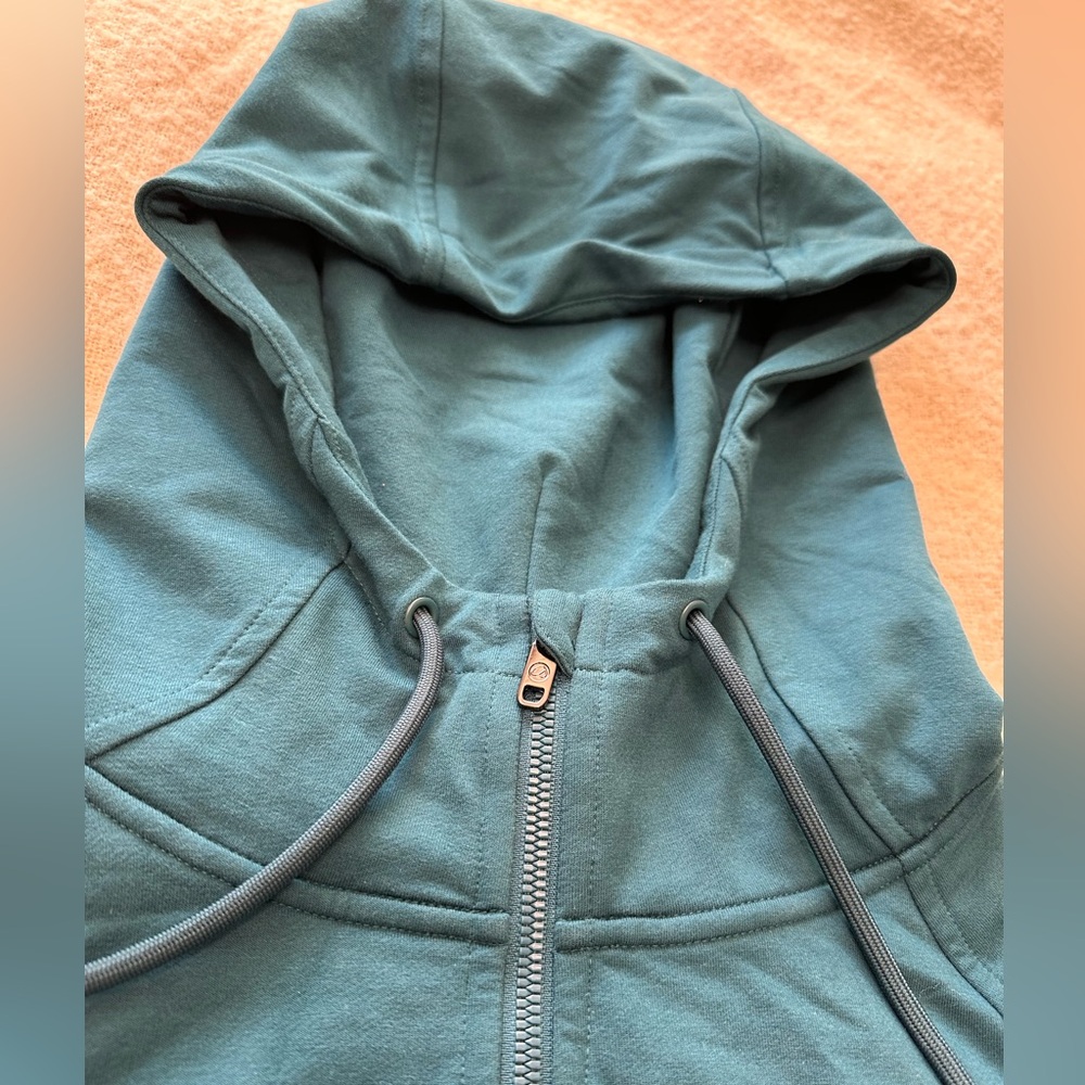 CRZ YOGA Teal Zip-Up Hoodie - Picture 4 of 7